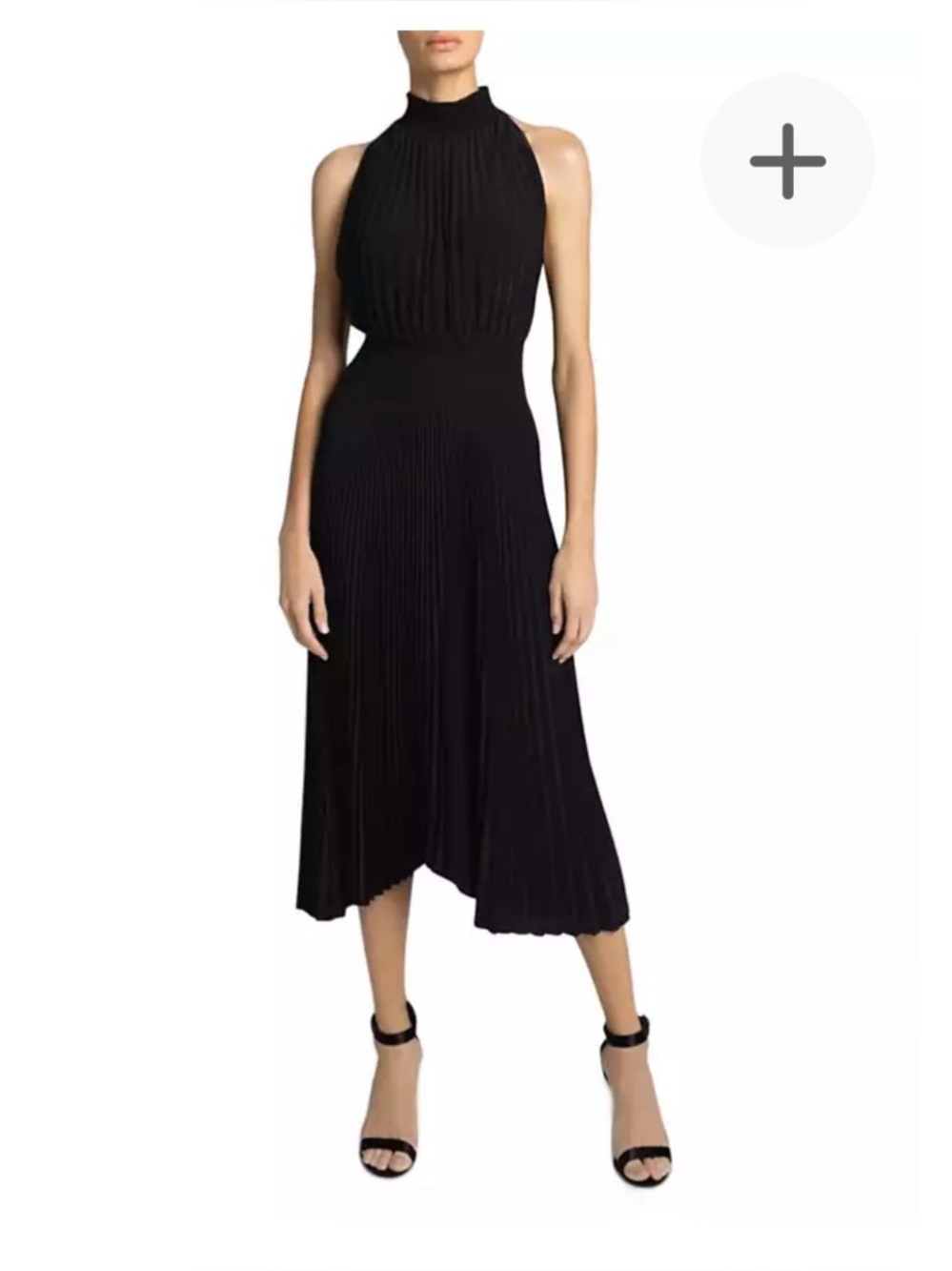 A.L.C. Renzo Pleated Evening Dress